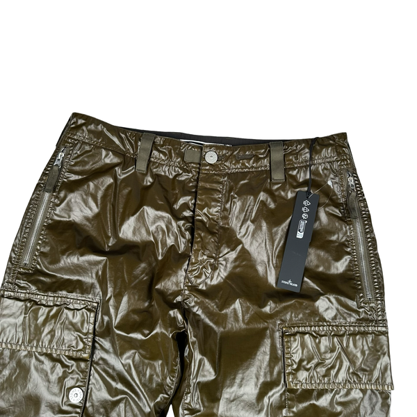 Stone Island 2025 Khaki Type Rx Fit Cargo Trousers - 32"