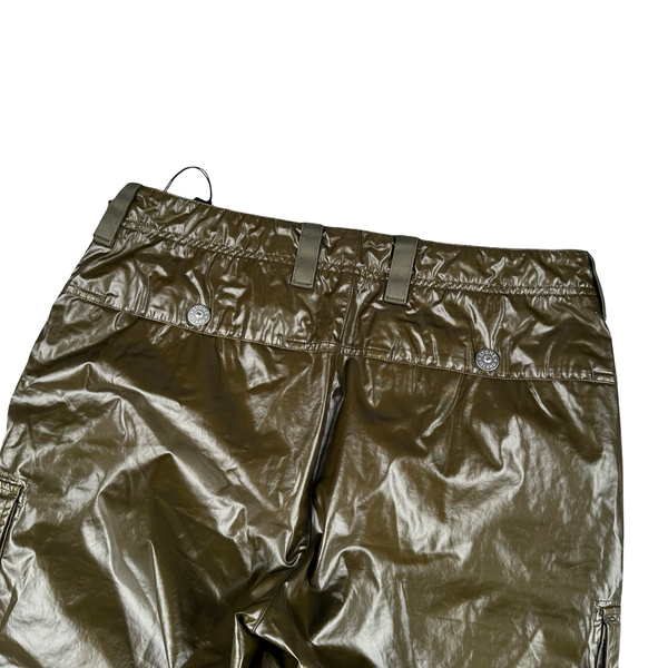 Stone Island 2025 Khaki Type Rx Fit Cargo Trousers - 32"