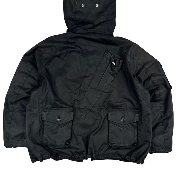 Barbour x Barracuta Multi Pocket Black Wax Multipocket Jacket - Medium
