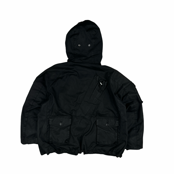 Barbour x Barracuta Multi Pocket Black Wax Multipocket Jacket - Medium