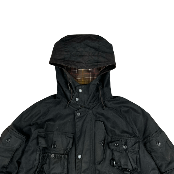 Barbour x Barracuta Multi Pocket Black Wax Multipocket Jacket - Medium