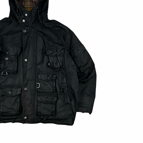 Barbour x Barracuta Multi Pocket Black Wax Multipocket Jacket - Medium