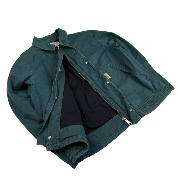 Carhartt Teal Arcan Cotton Canvas Barn Jacket - Medium