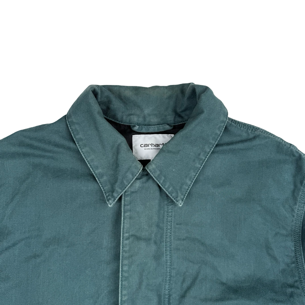 Carhartt Teal Arcan Cotton Canvas Barn Jacket - Medium