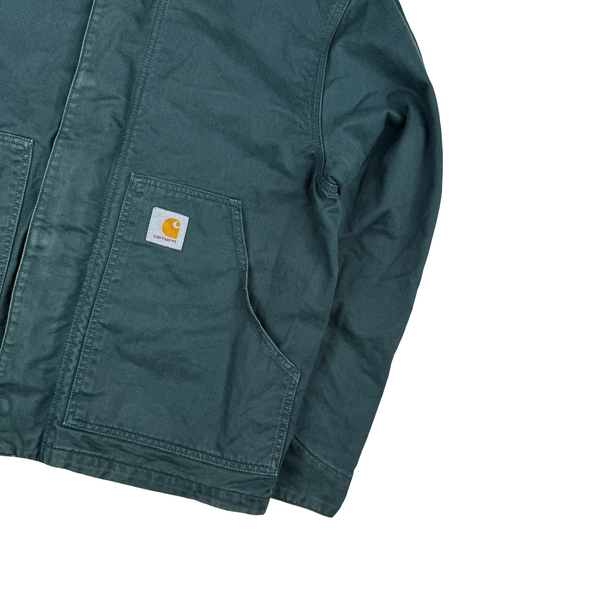 Carhartt Teal Arcan Cotton Canvas Barn Jacket - Medium