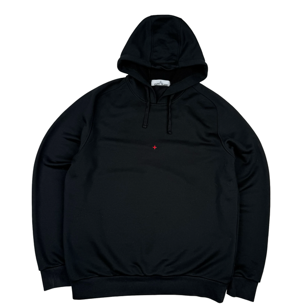 Stone Island 2021 Black Marina Cotton Pullover Jumper - Large