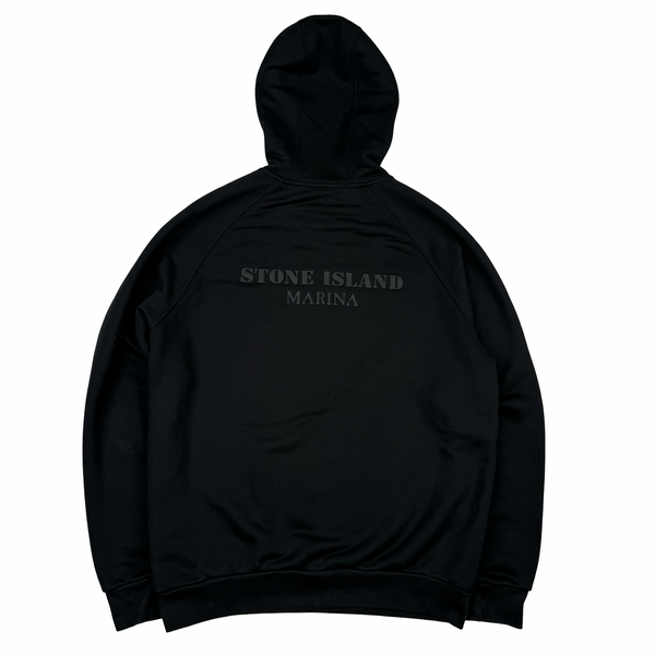 Stone Island 2021 Black Marina Cotton Pullover Jumper - Large
