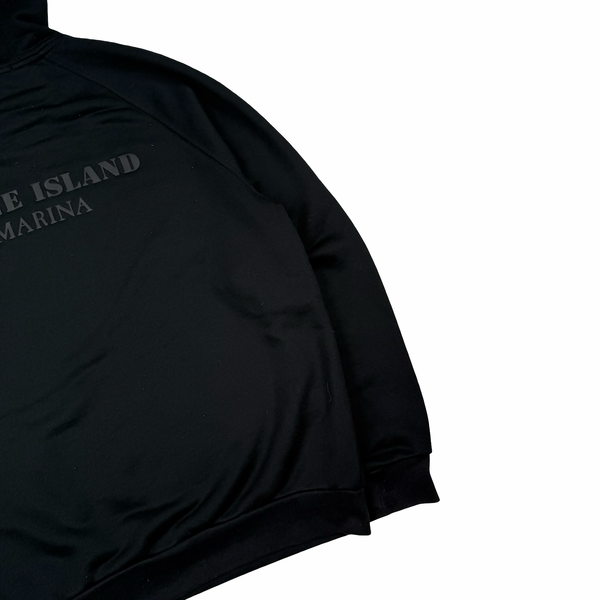 Stone Island 2021 Black Marina Cotton Pullover Jumper - Large