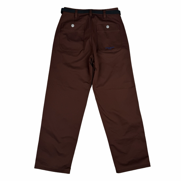 Stone Island 2025 Brown Canvas Marina Gabardin Chino Trousers - 30" (Small) / 32" (Medium)