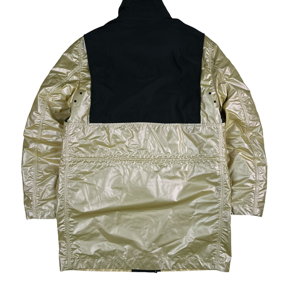 Stone Island 2018 Yellow Iridescent Coating Tela Reflex Mat 3 in 1 Iridescent Reflex Parka Jacket - Large