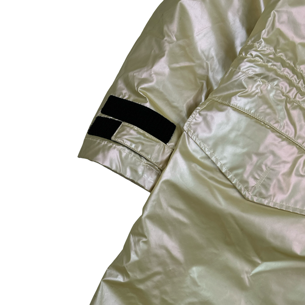 Stone Island 2018 Yellow Iridescent Coating Tela Reflex Mat 3 in 1 Iridescent Reflex Parka Jacket - Large