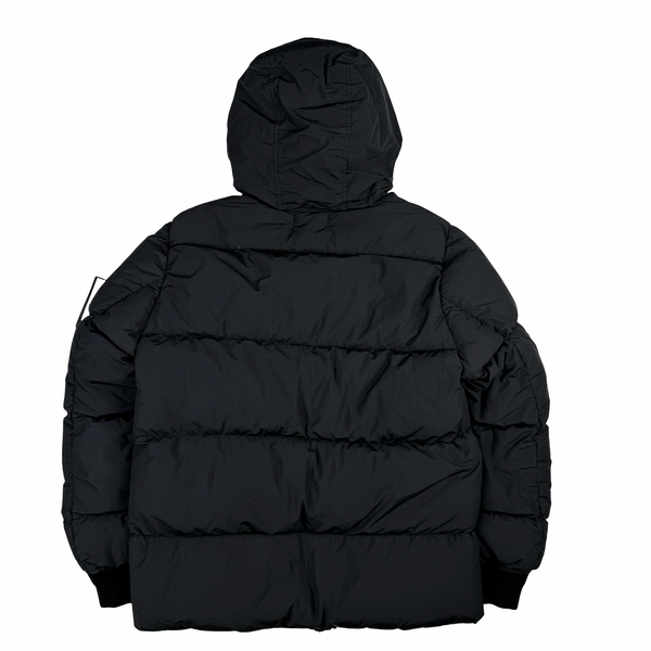 Stone Island Black Naslan Light Watro Down TC Puffer - Medium