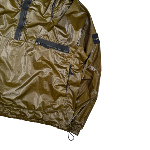 Stone Island 2025 Khaki Rare Sample Prismatico Polartec Smock Jacket  - Large