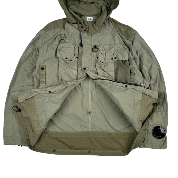 CP Company Grey Multi Pocket 500 Miglia Jacket - Large