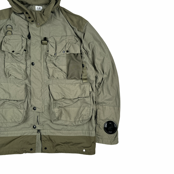 CP Company Grey Multi Pocket 500 Miglia Jacket - Large