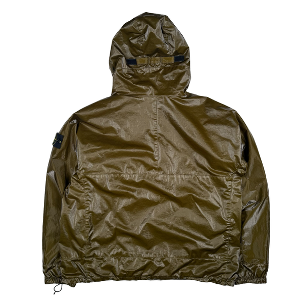 Stone Island 2025 Khaki Rare Sample Prismatico Polartec Smock Jacket  - Large