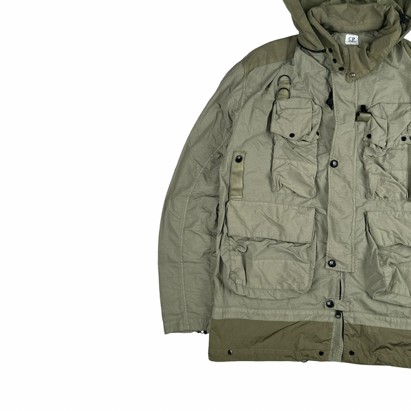 CP Company Grey Multi Pocket 500 Miglia Jacket - Large