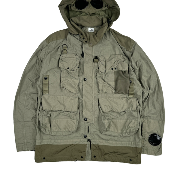 CP Company Grey Multi Pocket 500 Miglia Jacket - Large