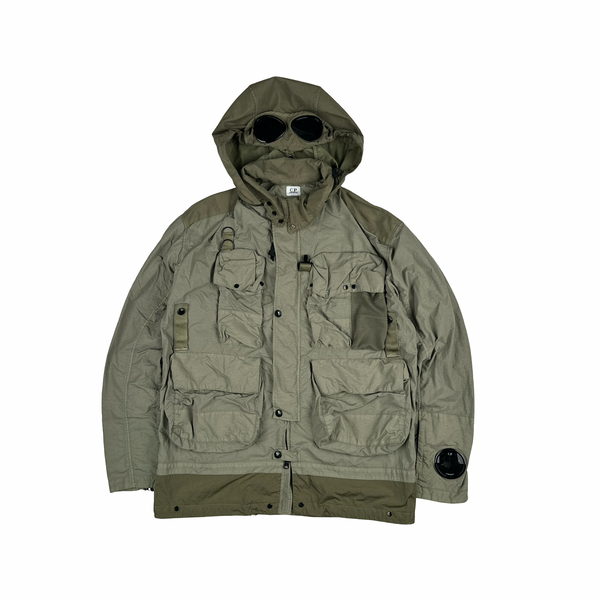 CP Company Grey Multi Pocket 500 Miglia Jacket - Large