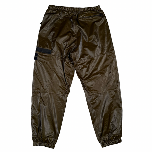 Stone Island 2025 Khaki Prismatico Polartec Resin Coated Trousers - 32" Medium