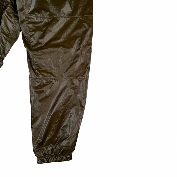 Stone Island 2025 Khaki Prismatico Polartec Resin Coated Trousers - 32" Medium