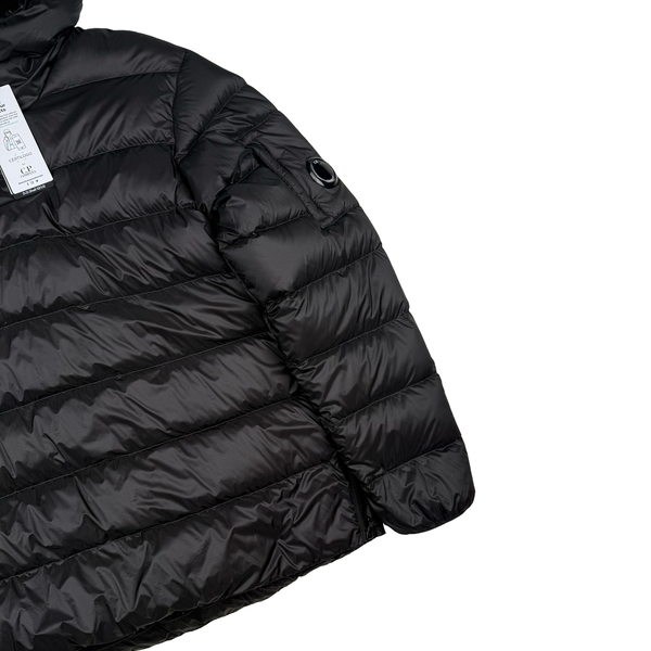 CP Company Black Down Filled DD Shell Lens View Pullover Smock Puffer Jacket - Medium