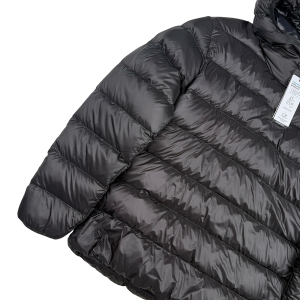 CP Company Black Down Filled DD Shell Lens View Pullover Smock Puffer Jacket - Medium