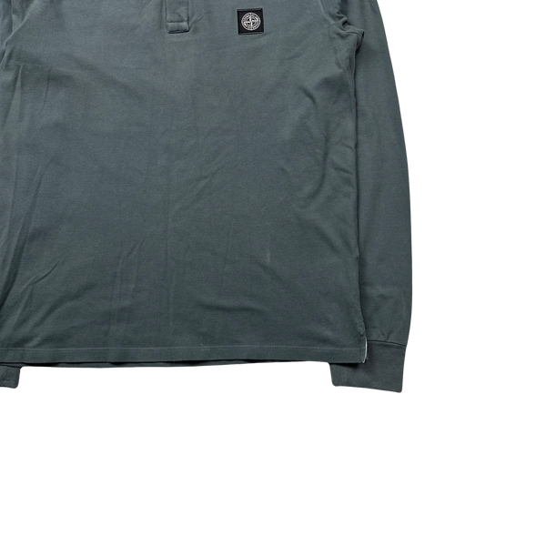 Stone Island 2017 Grey Stretch Cotton Polo Shirt - Large