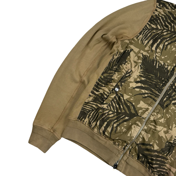 CP Company Rare Sample Palm Leaf Print Camo Cotton Blend Hooded Jacket - Large