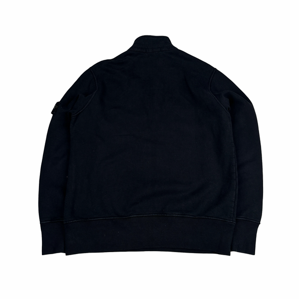 Stone Island 2009 Black Quarter Zipped Pullover Jumper - XL