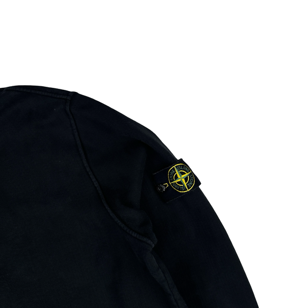 Stone Island 2009 Black Quarter Zipped Pullover Jumper - XL