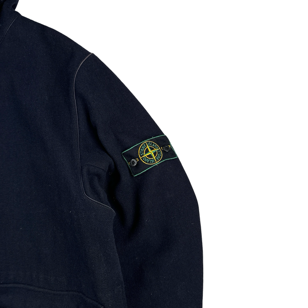 Stone Island 1998 Navy Vintage Wool Buttoned Jacket - Large