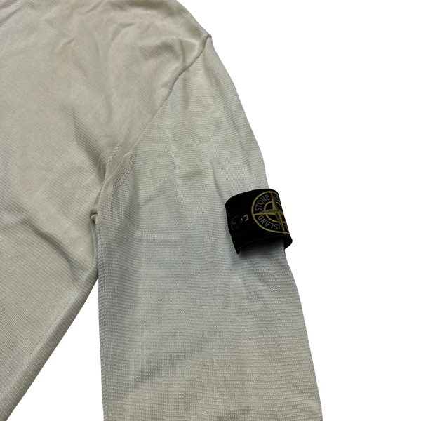 Stone Island 2020 Lightweight Knit Hoodie - Large