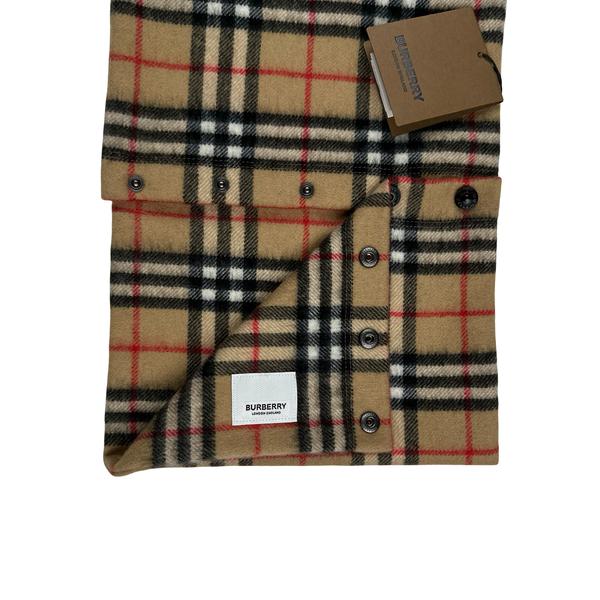 Burberry Cashmere Snood Neck Scarf