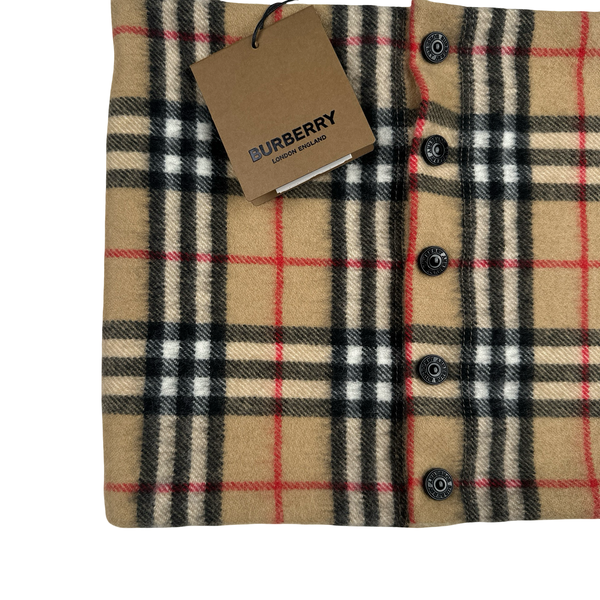 Burberry Cashmere Snood Neck Scarf