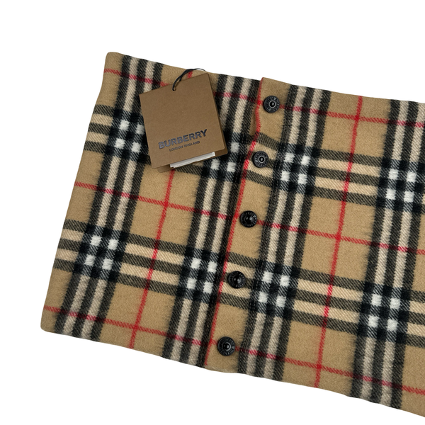 Burberry Cashmere Snood Neck Scarf