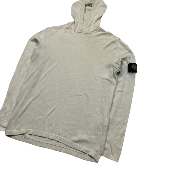 Stone Island 2020 Lightweight Knit Hoodie - Large