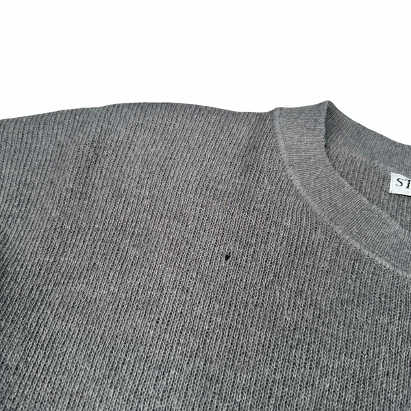 Stone Island 2005 Grey Wool Jumper - 3XL