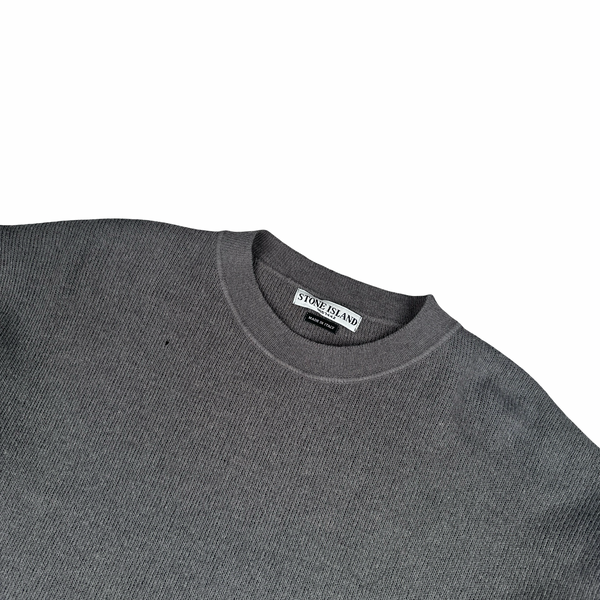 Stone Island 2005 Grey Wool Jumper - 3XL