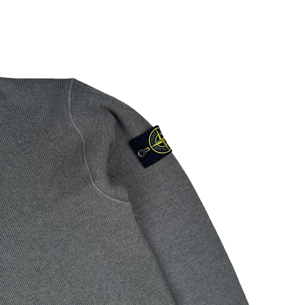 Stone Island 2005 Grey Wool Jumper - 3XL