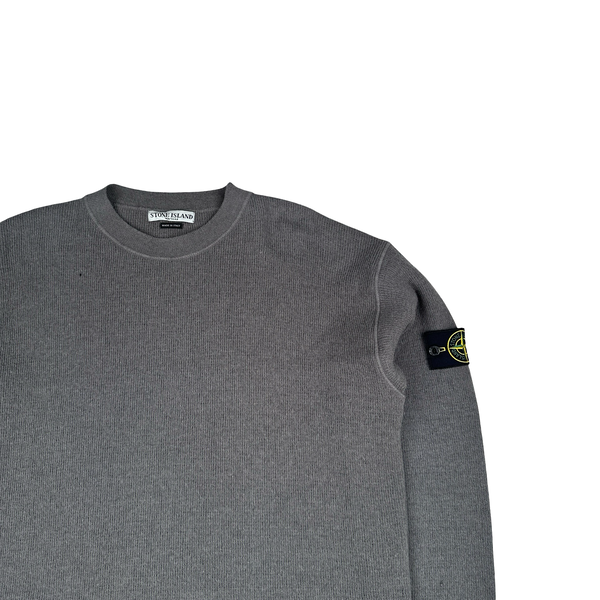 Stone Island 2005 Grey Wool Jumper - 3XL