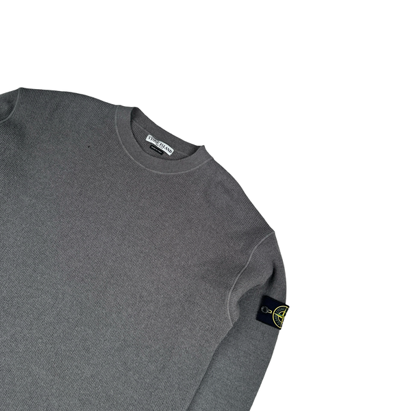 Stone Island 2005 Grey Wool Jumper - 3XL