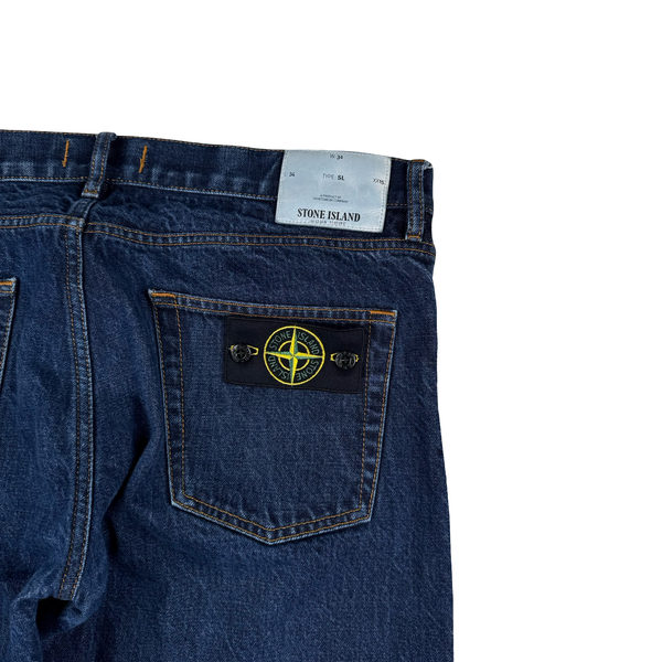 Stone Island 2016 Blue Slim Fit Denim Jeans - 34"