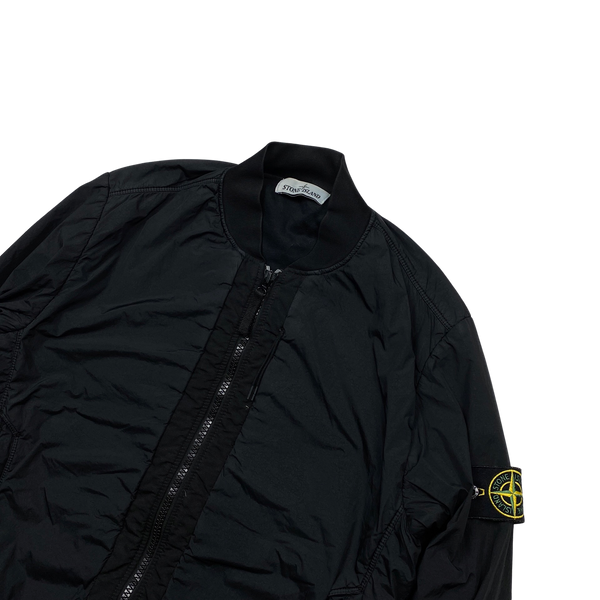 Stone island online crinkle reps bomber