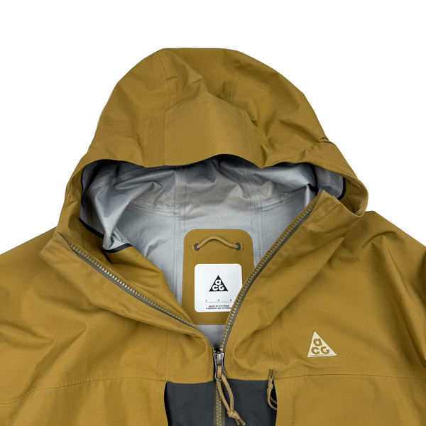 Nike ACG Misery Ridge Mustard/Black Storm-Fit Gore-Tex Jacket - Large