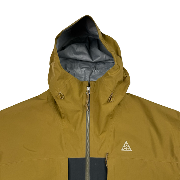Nike ACG Misery Ridge Mustard/Black Storm-Fit Gore-Tex Jacket - Large