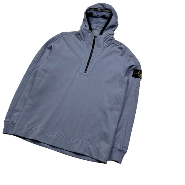 Stone Island 2019 Lavender Purple Pullover Hoodie - Medium