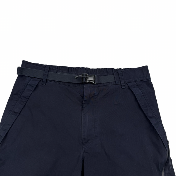 CP Company Metropolis Series 3-2 HyST Navy Cotton Spellout Walking Trousers - Medium (48")