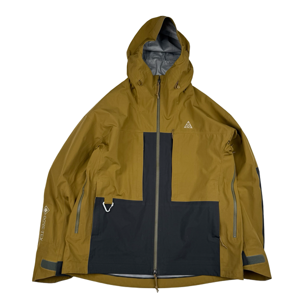 Nike ACG Misery Ridge Mustard/Black Storm-Fit Gore-Tex Jacket - Large
