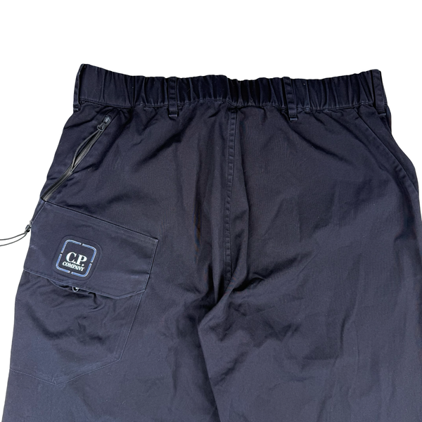 CP Company Metropolis Series 3-2 HyST Navy Cotton Spellout Walking Trousers - Medium (48")